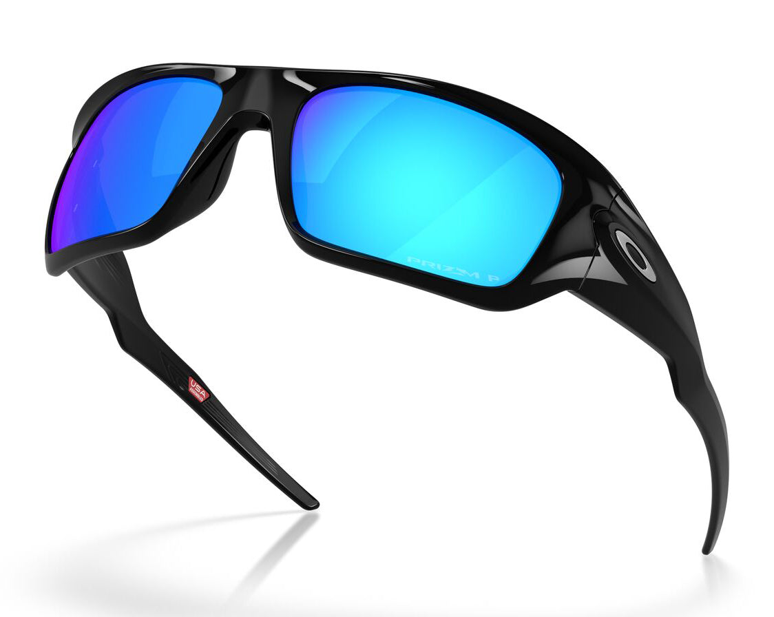 Oakley Masseter Polished Black Polarised Prizm Sapphire (9486 05)