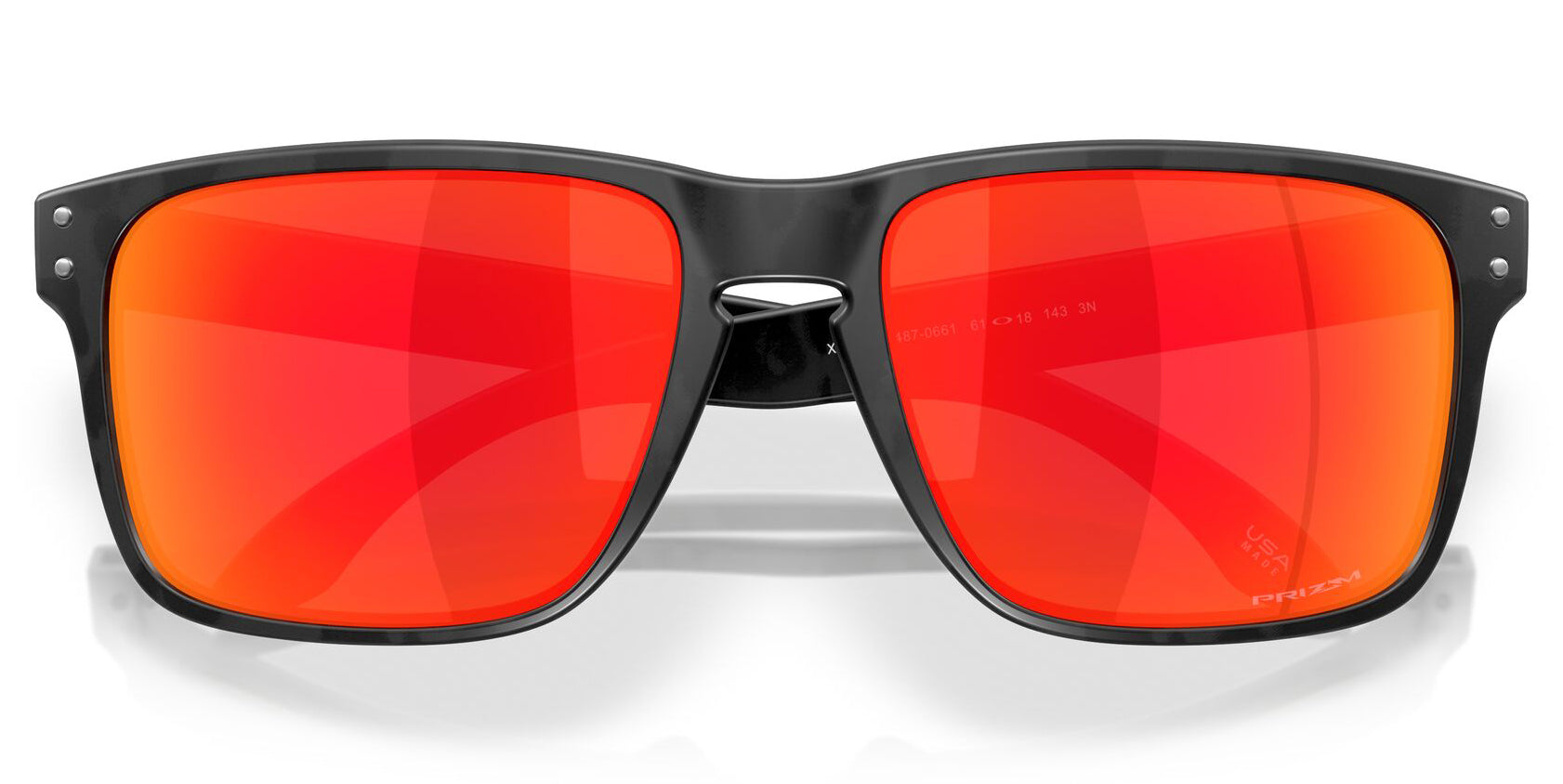 Oakley Holbrook XXL Matte Black Camo Prizm Ruby OO9487 06 (61