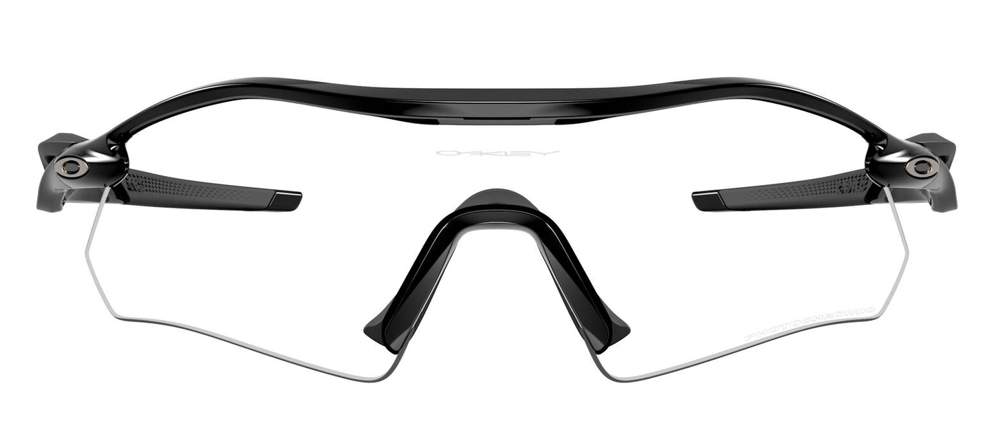 Oakley Radar Plate Polished Black Clear To Black Iridium Photochromic (9495D 02)