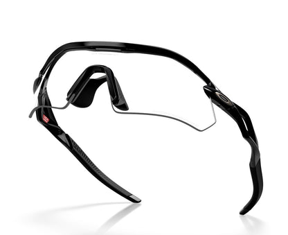 Oakley Radar Plate Polished Black Clear To Black Iridium Photochromic (9495D 02)