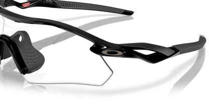 Oakley Radar Plate Polished Black Clear To Black Iridium Photochromic (9495D 02)