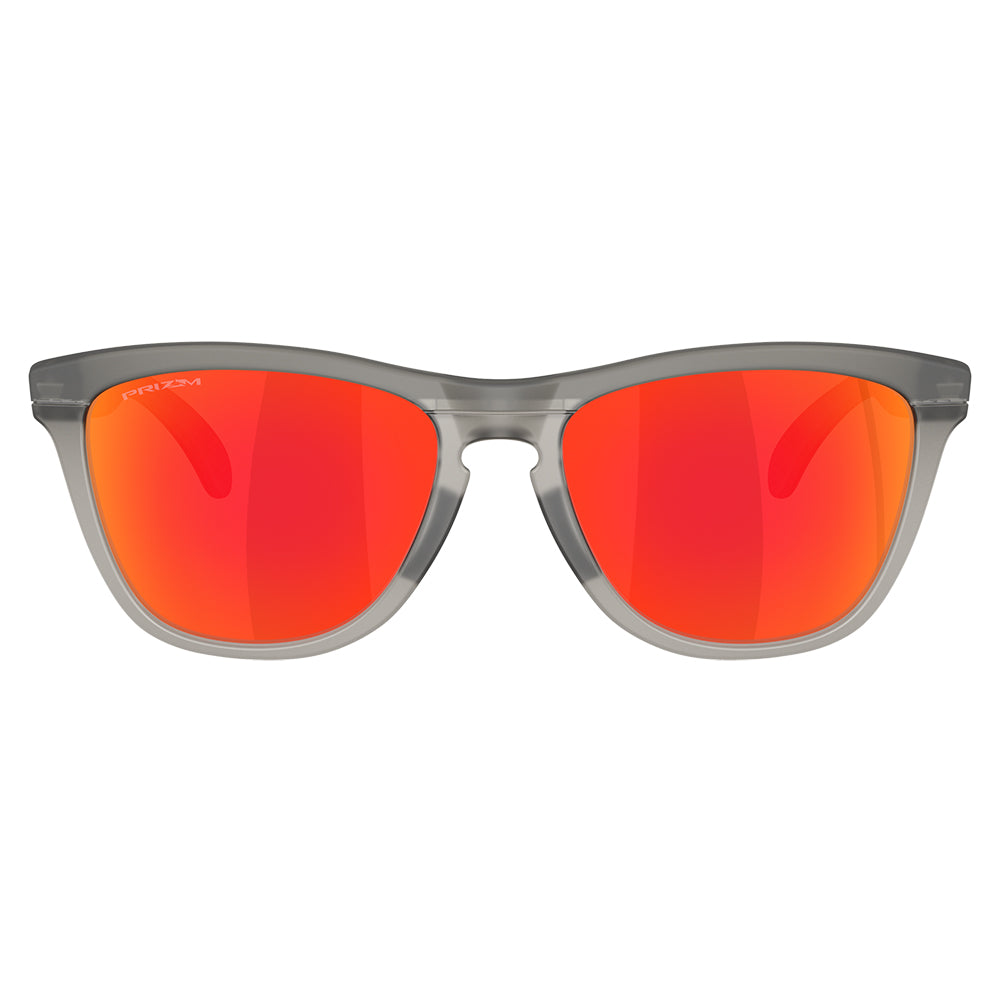 Oakley Frogskins Range XL Polarised Matte Grey Smoke/Grey Ink Prizm Ruby OO9503 01 (58)