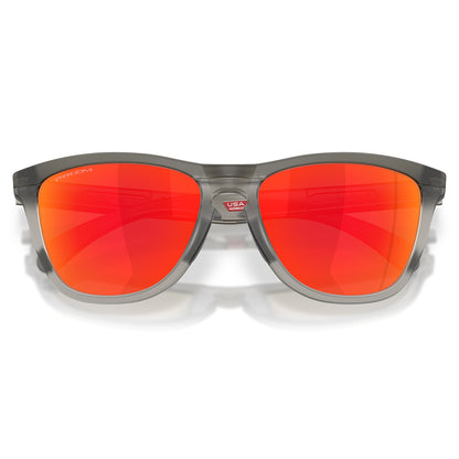 Oakley Frogskins Range XL Polarised Matte Grey Smoke/Grey Ink Prizm Ruby OO9503 01 (58)