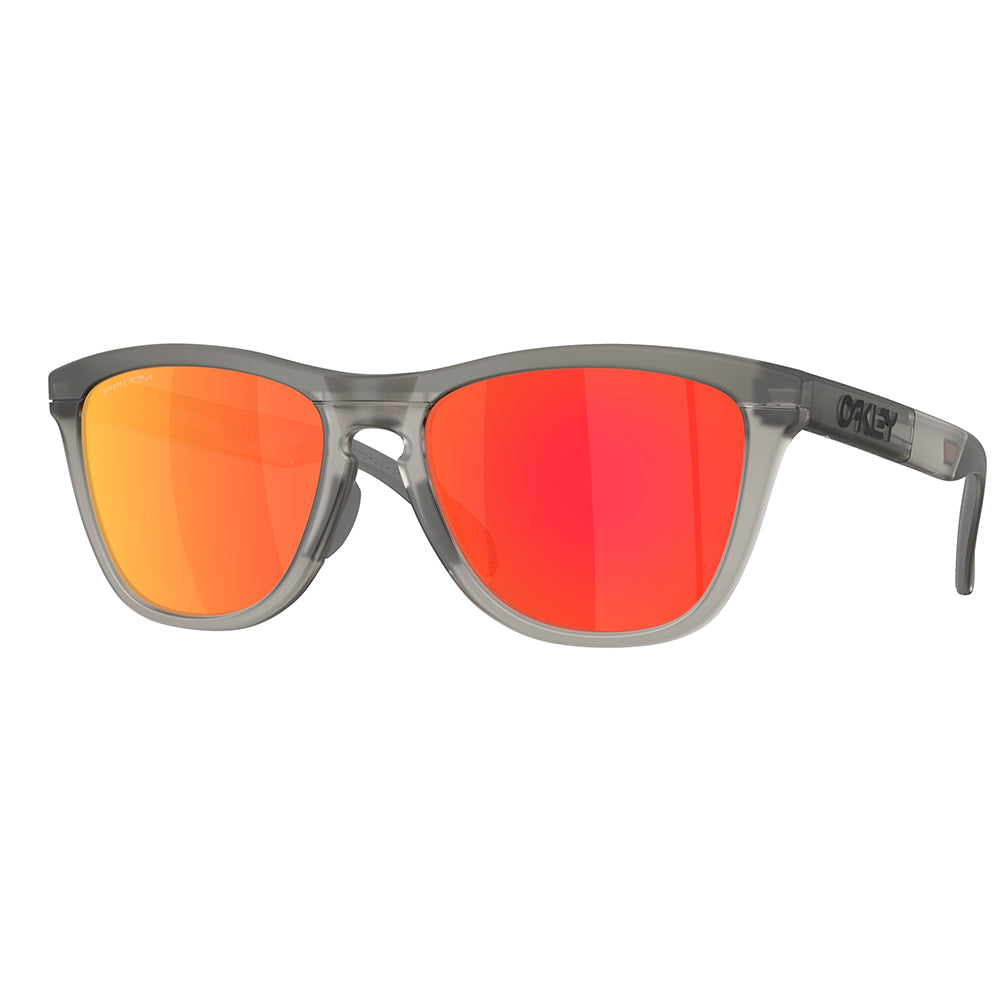 Oakley Frogskins Range XL Polarised Matte Grey Smoke/Grey Ink Prizm Ruby OO9503 01 (58)