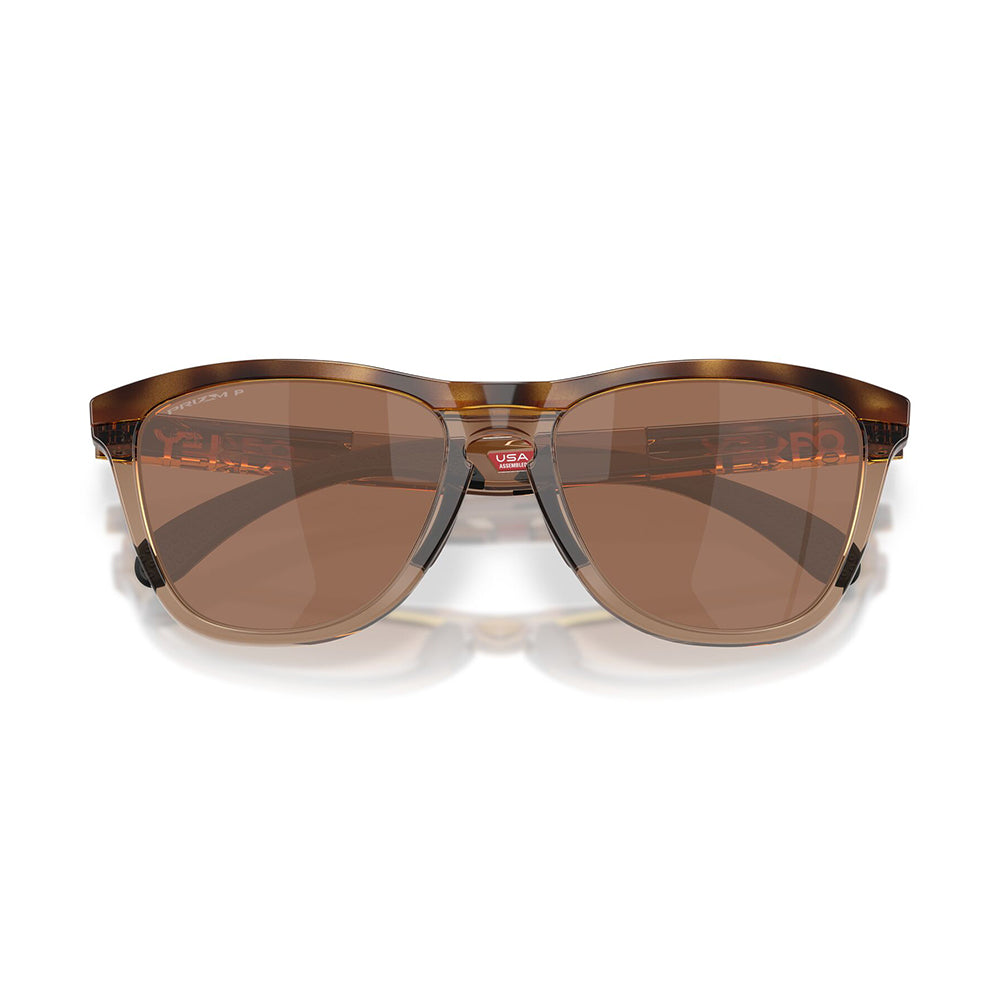 Oakley Frogskins Range XL Polarised Brown Tort/Brown Smoke Prizm Tungsten OO9503 02 (58)