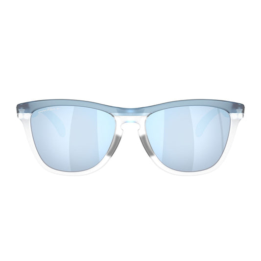 Oakley Frogskins Range XL Polarised Trans Stonewash/Clear Prizm Deep Water OO9503 03 (58)