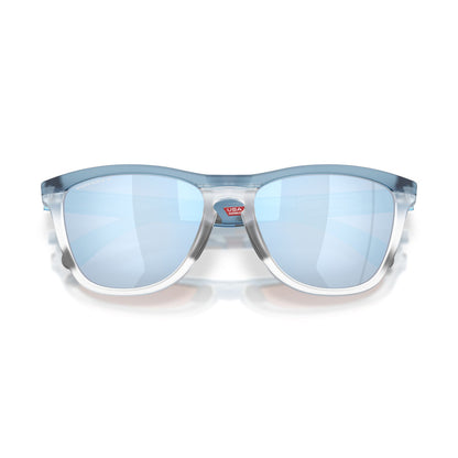 Oakley Frogskins Range XL Polarised Trans Stonewash/Clear Prizm Deep Water OO9503 03 (58)