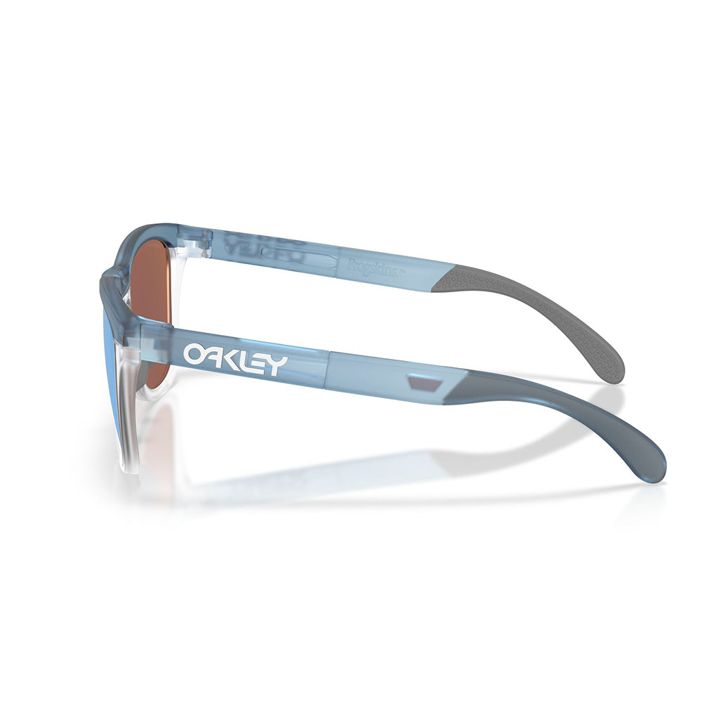 Oakley Frogskins Range XL Polarised Trans Stonewash/Clear Prizm Deep Water OO9503 03 (58)