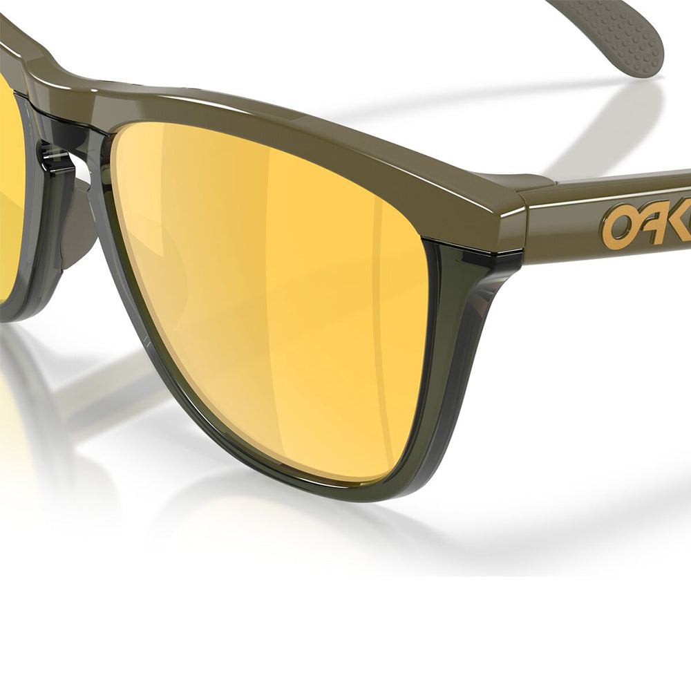 Oakley Frogskins Range XL Polarised Dark Brush/Olive Ink Prizm 24K OO9503 04 (58)