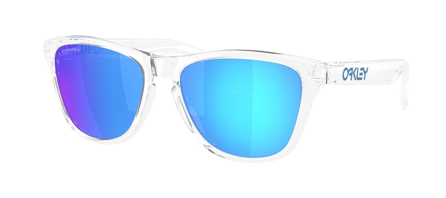 Oakley Frogskins S  Polished Clear Prizm Sapphire OO9508 01 (53)