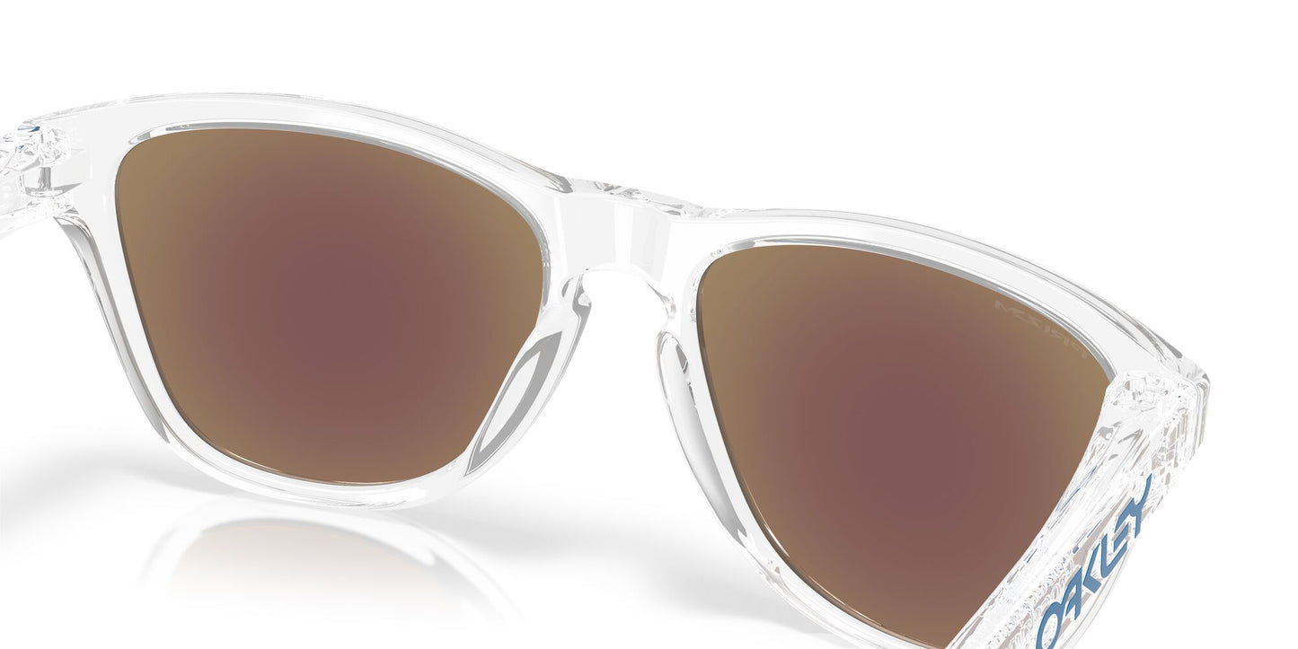 Oakley Frogskins S  Polished Clear Prizm Sapphire OO9508 01 (53)