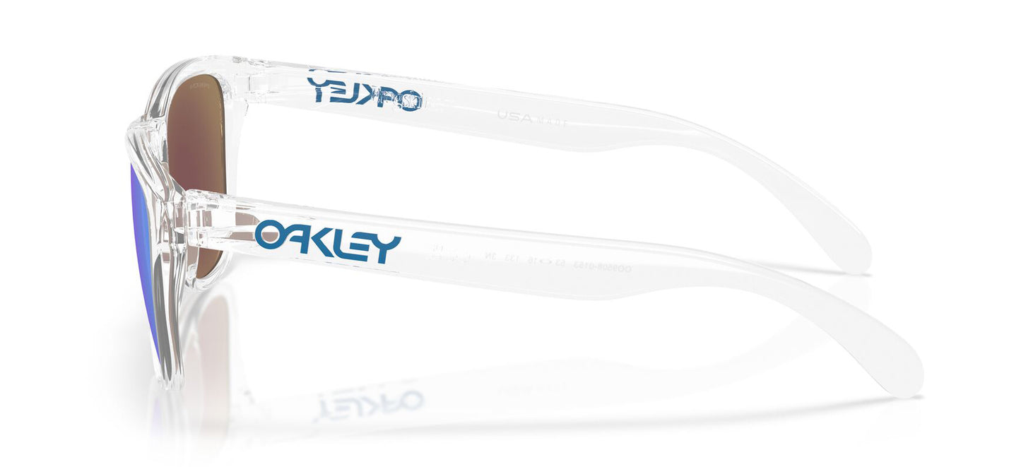Oakley Frogskins S  Polished Clear Prizm Sapphire OO9508 01 (53)