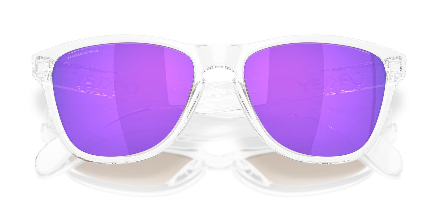 Oakley Frogskins S Polished Clear Prizm Violet (9508 02)