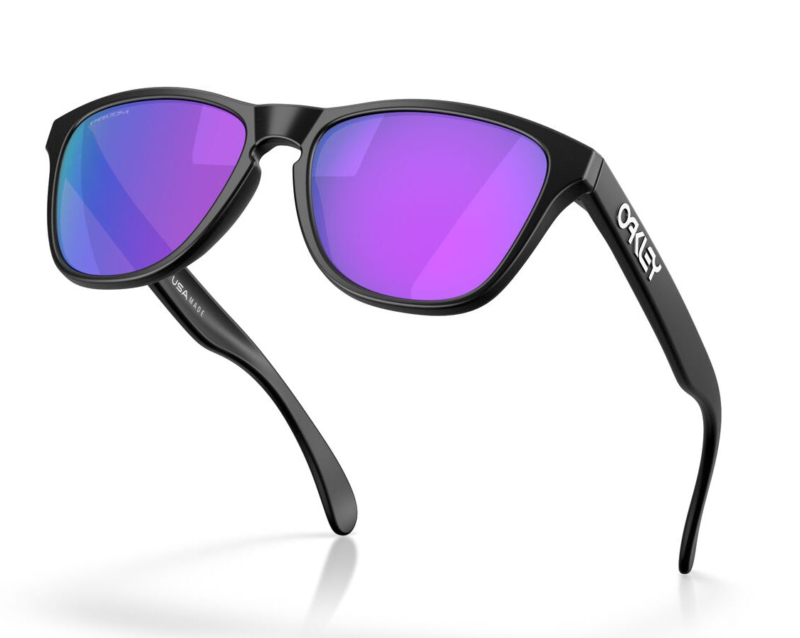 Oakley Frogskins S  Matte Black Prizm Violet OO9508 04 (53)