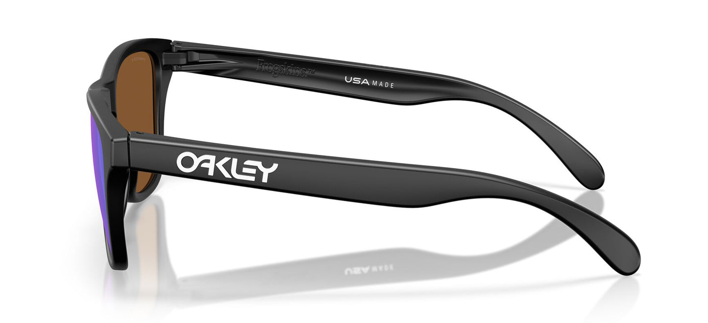 Oakley Frogskins S  Matte Black Prizm Violet OO9508 04 (53)