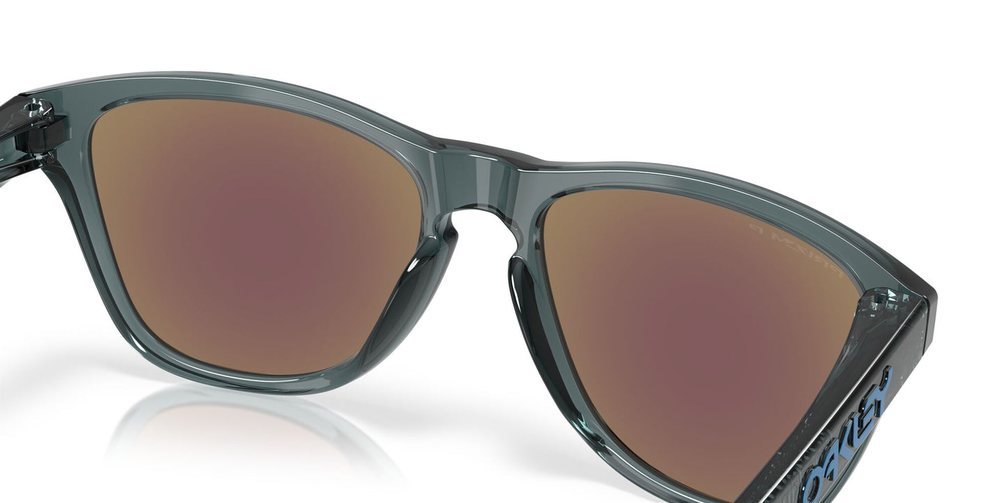 Oakley Frogskins S  Polarised Crystal Black Prizm Sapphire OO9508 05 (53)