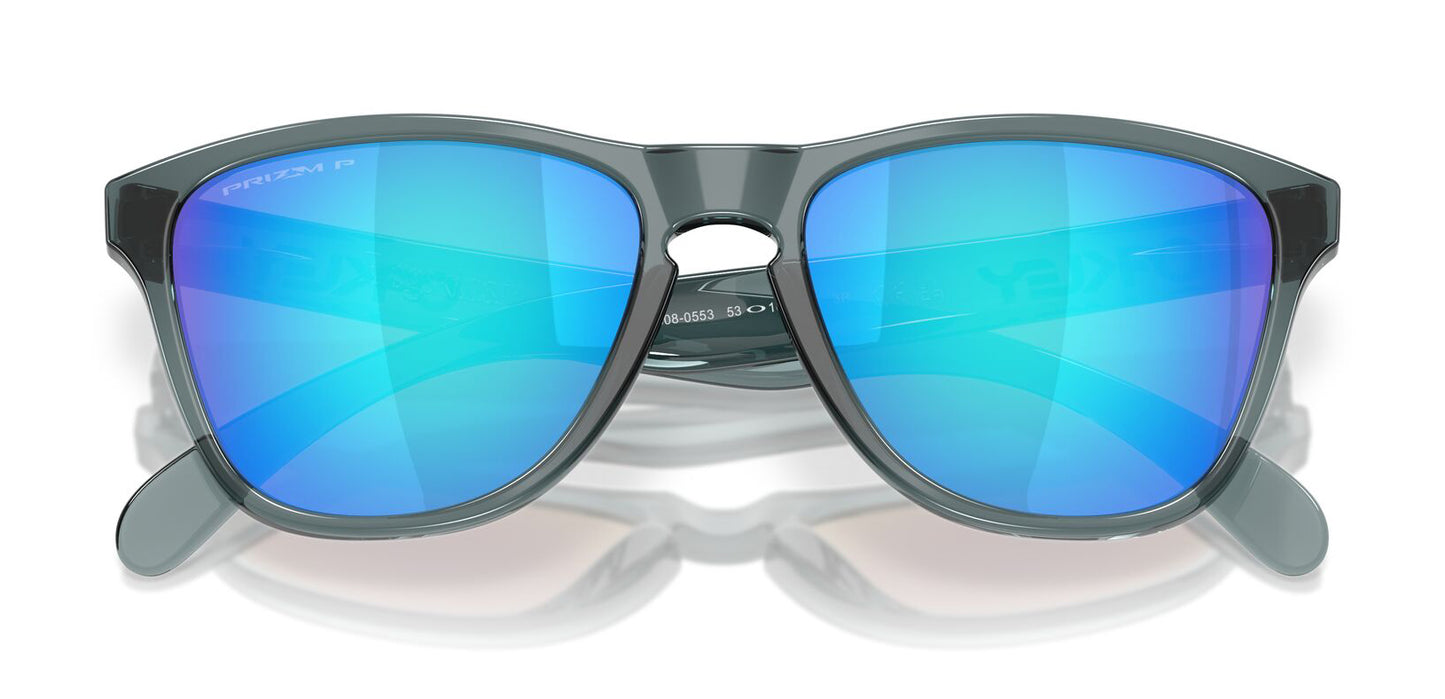 Oakley Frogskins S  Polarised Crystal Black Prizm Sapphire OO9508 05 (53)