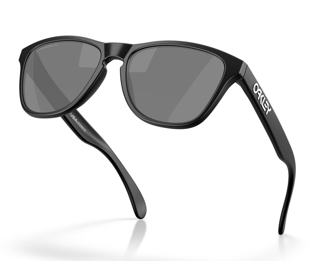 Oakley Frogskins S Polarised Matte Black Prizm Black (9508 06)