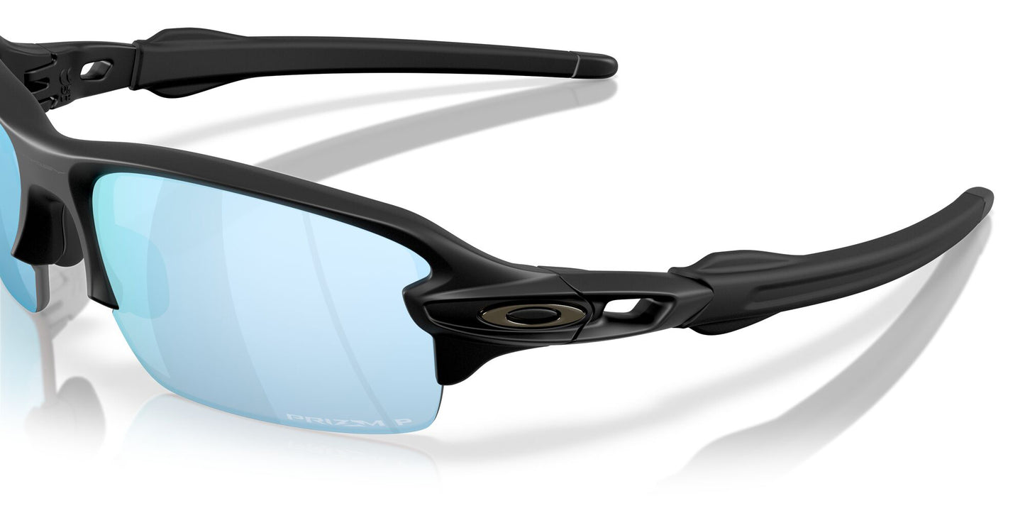 Oakley Flak 2.0 S Polarised Matte Black Prizm Deep Water OO9511 05 (59)