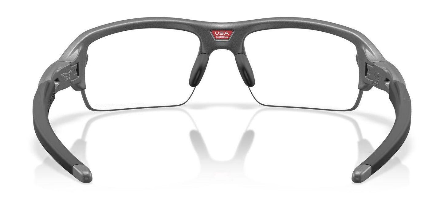 Oakley Flak 2.0 S Steel Clear To Black Iridium Photochromic OO9511 07 (59)