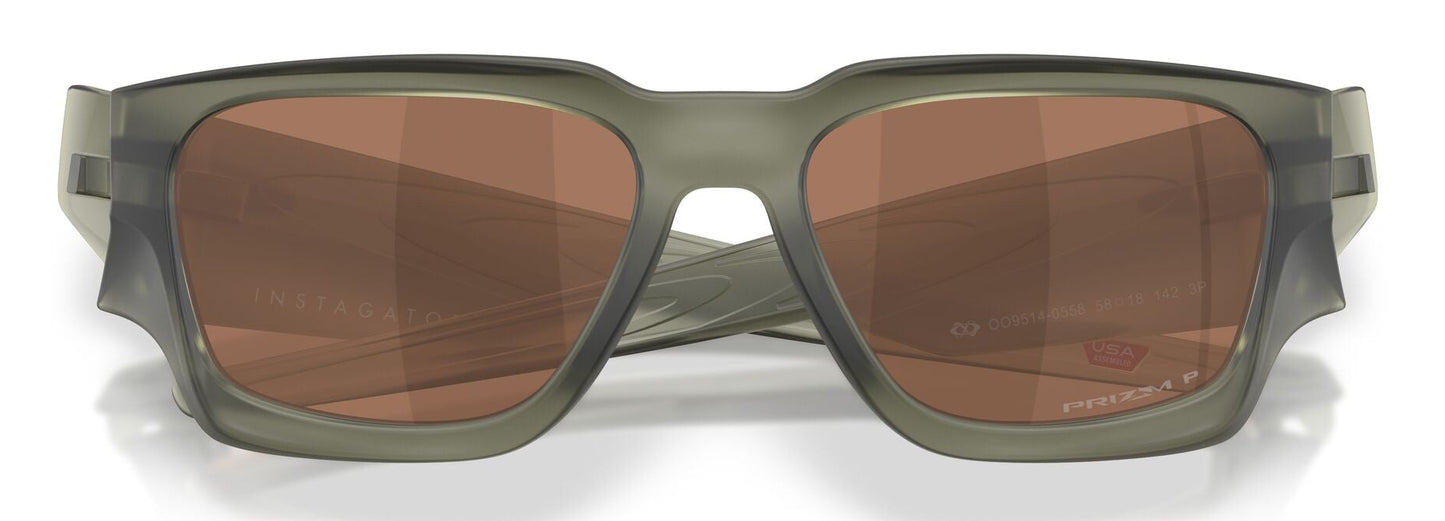 Oakley Instigator Polarised Matte Olive Ink Prizm Tungsten OO9514 05 (58)
