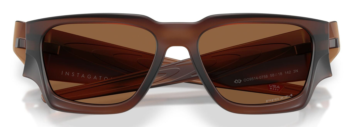 Oakley Instigator Matte Rootbeer Prizm Bronze OO9514 07 (58)