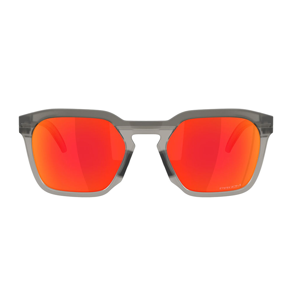 Oakley HSTN SQ Matte Grey Smoke Prizm Ruby OO9533 02 (54)