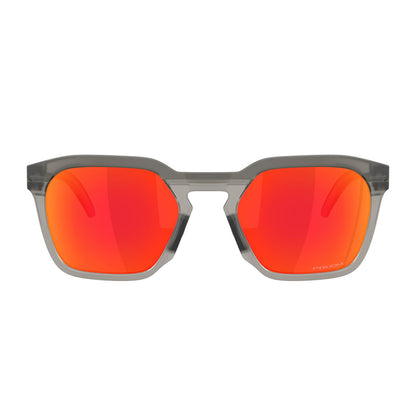 Oakley HSTN SQ Matte Grey Smoke Prizm Ruby OO9533 02 (54)