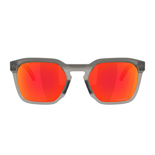 Oakley HSTN SQ Matte Grey Smoke Prizm Ruby OO9533 02 (54)