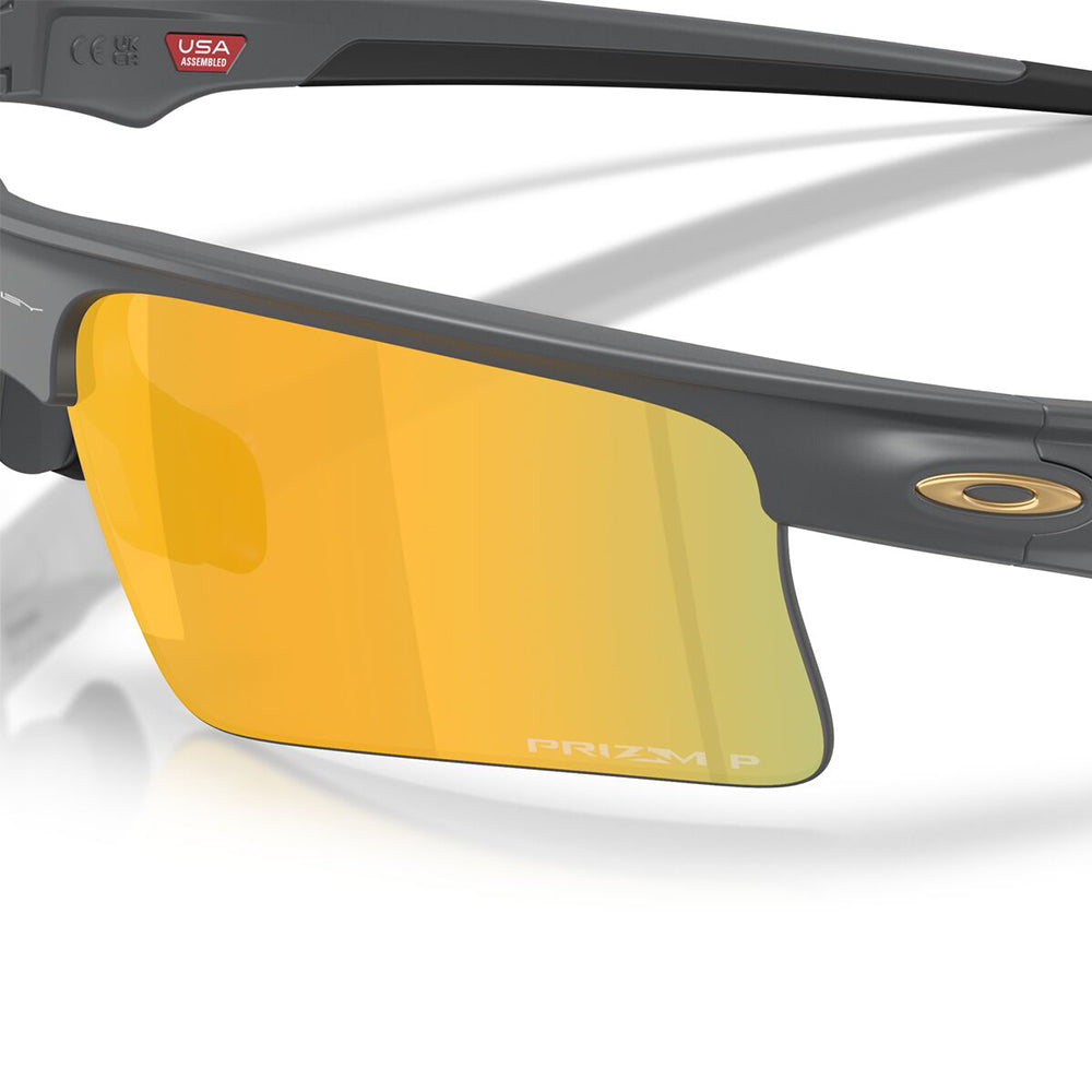 Oakley Bisphaera Speed Polarised Matte Carbon Prizm 24K OO9534 03 (68)