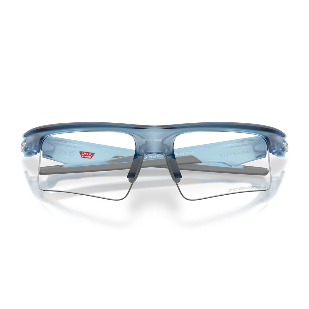 Oakley Bisphaera Speed Matte Trans Stonewash Clear to Black Photochromic OO9534 07 (68)
