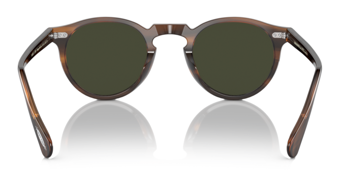 Oliver Peoples Gregory Peck Tuscany Tortoise G15 Green Polarised