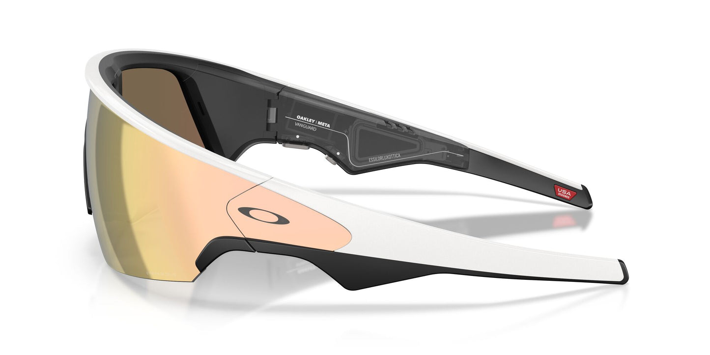 Oakley Meta Vanguard Matte White Prizm Rose Gold OW8001 08 (52)