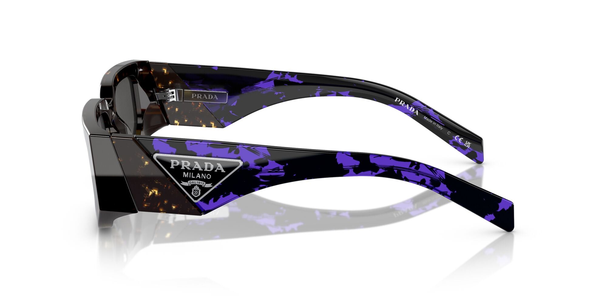 Prada 09ZS Sunglasses | Tortoise Black Malt Dark Grey – Great