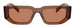 Prada 09ZS Transparent Dark Brown Brown (09ZS 20H90Q)