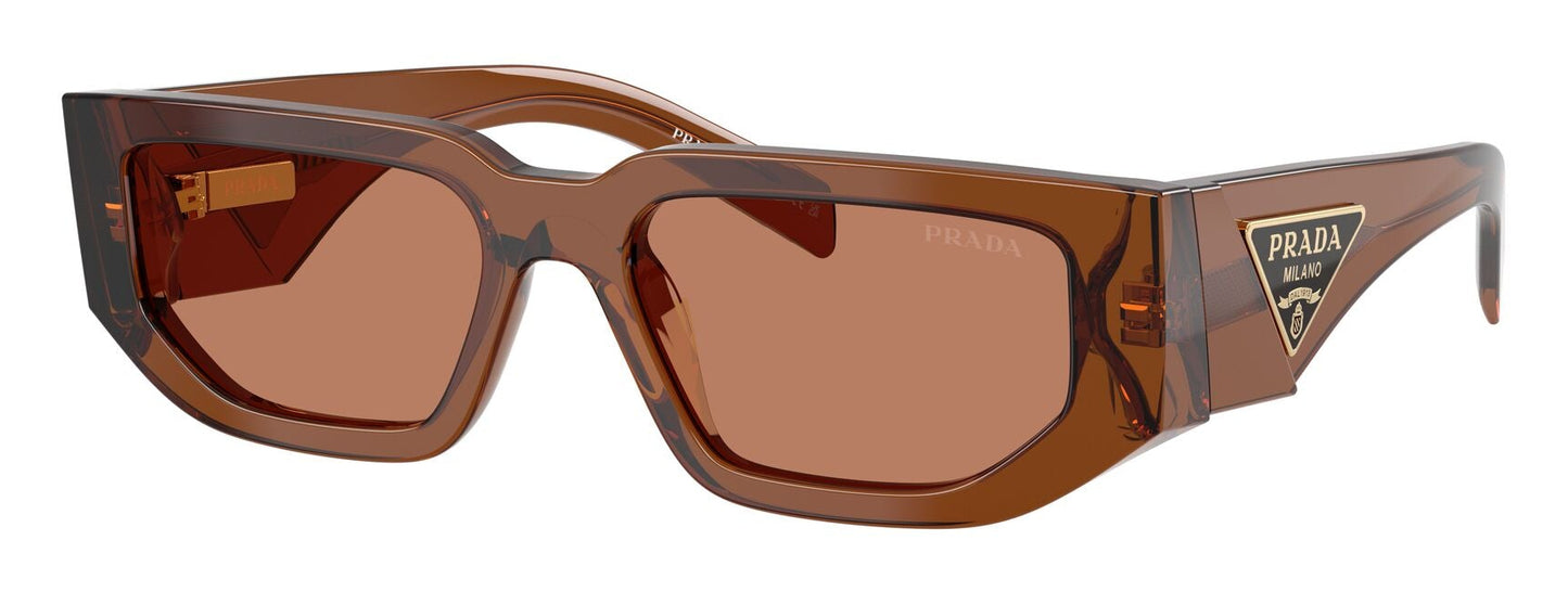 Prada 09ZS Transparent Dark Brown Brown (09ZS 20H90Q)