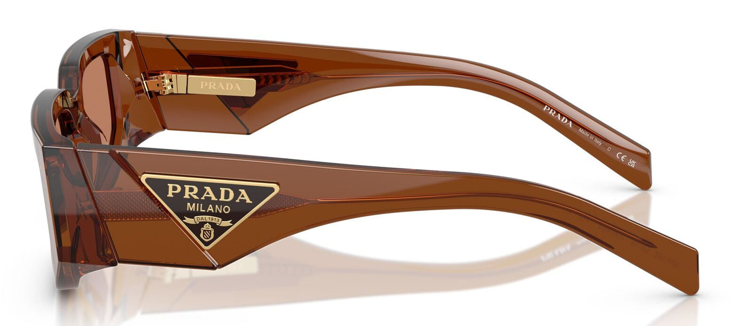 Prada 09ZS Transparent Dark Brown Brown (09ZS 20H90Q)