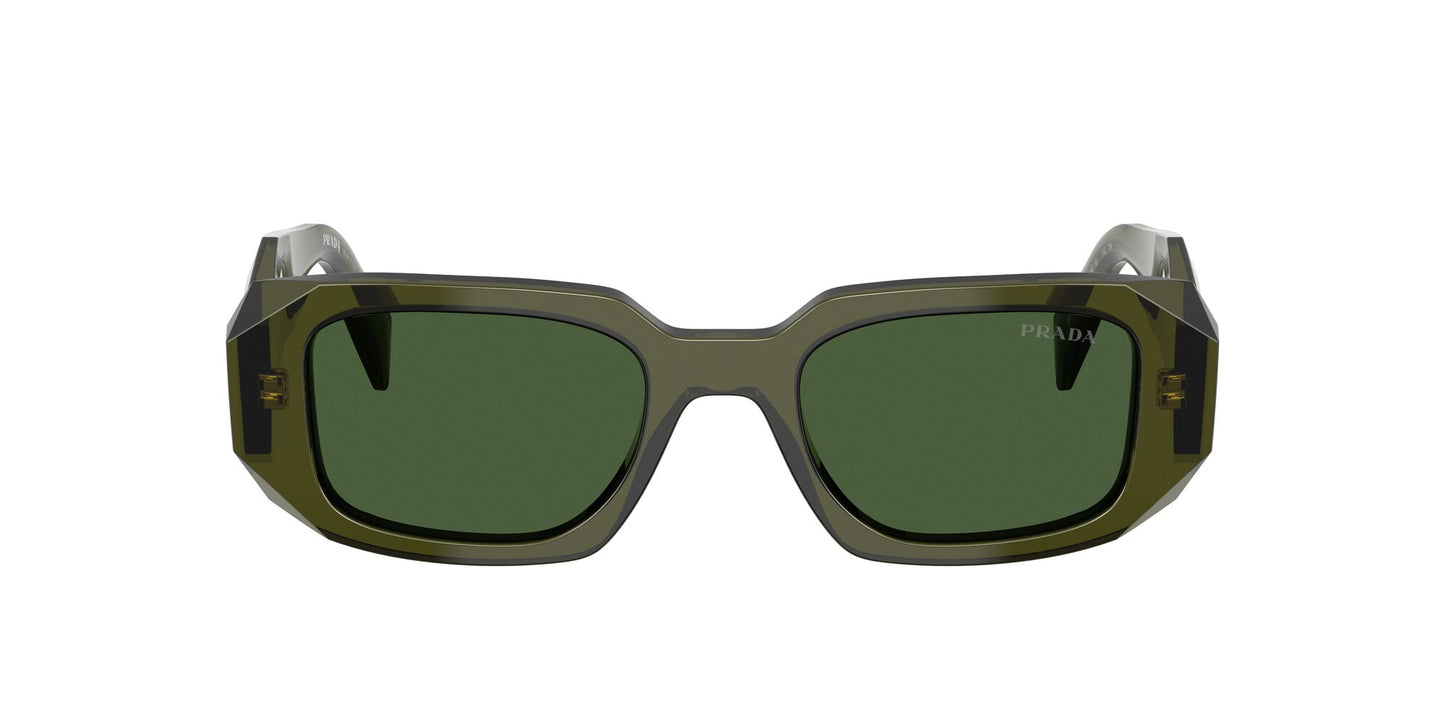 Prada 17WS Transparent Bottle Dark Green (17WS 19Z1I0)