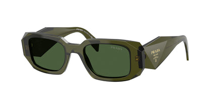 Prada 17WS Transparent Bottle Dark Green (17WS 19Z1I0)