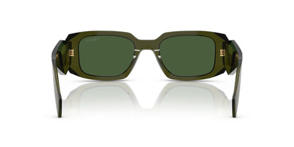 Prada 17WS Transparent Bottle Dark Green (17WS 19Z1I0)