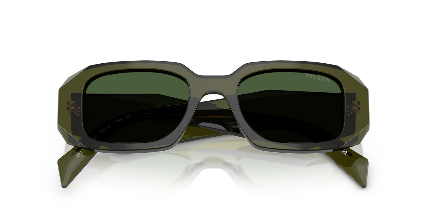 Prada 17WS Transparent Bottle Dark Green (17WS 19Z1I0)