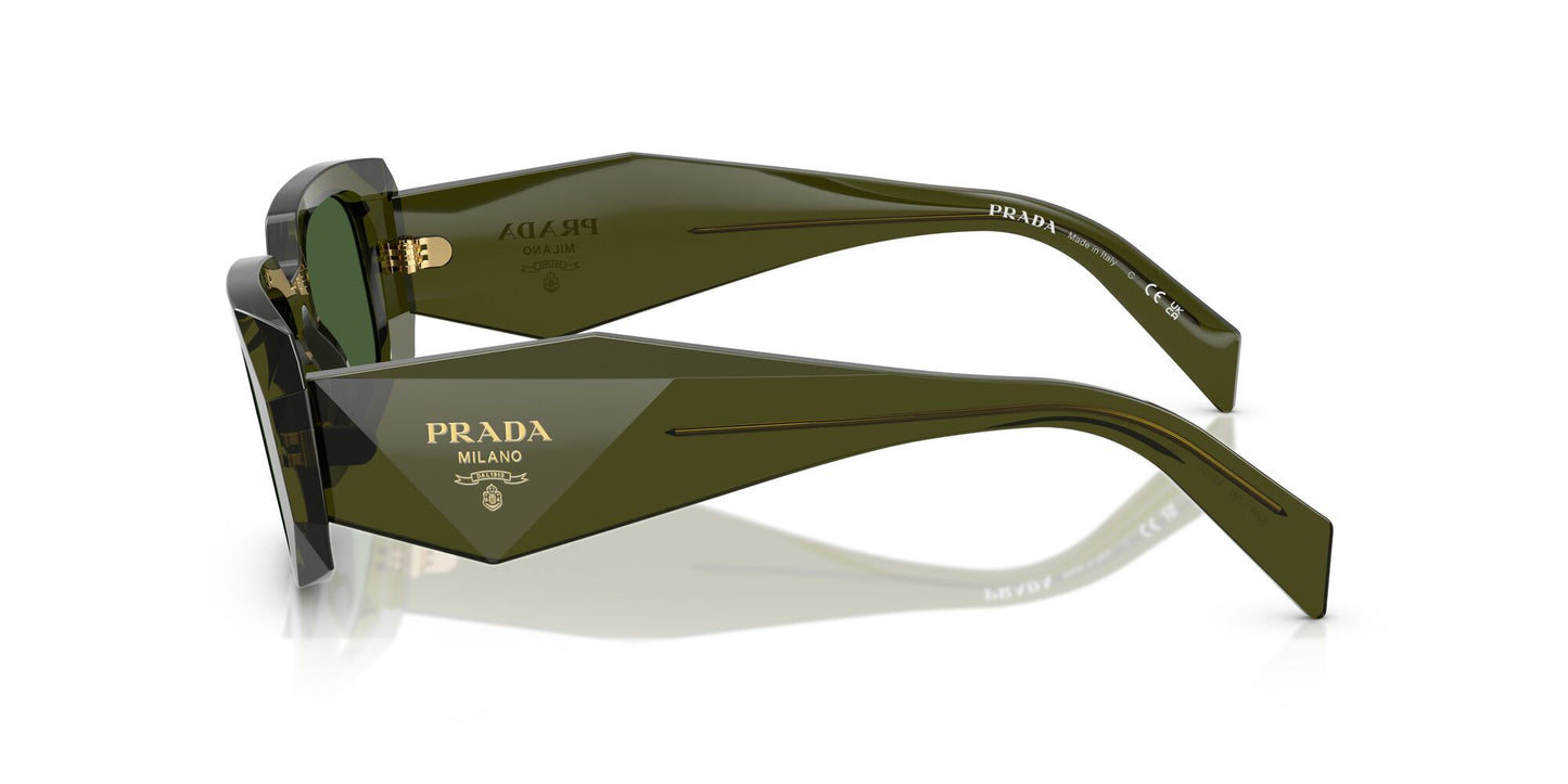 Prada 17WS Transparent Bottle Dark Green (17WS 19Z1I0)