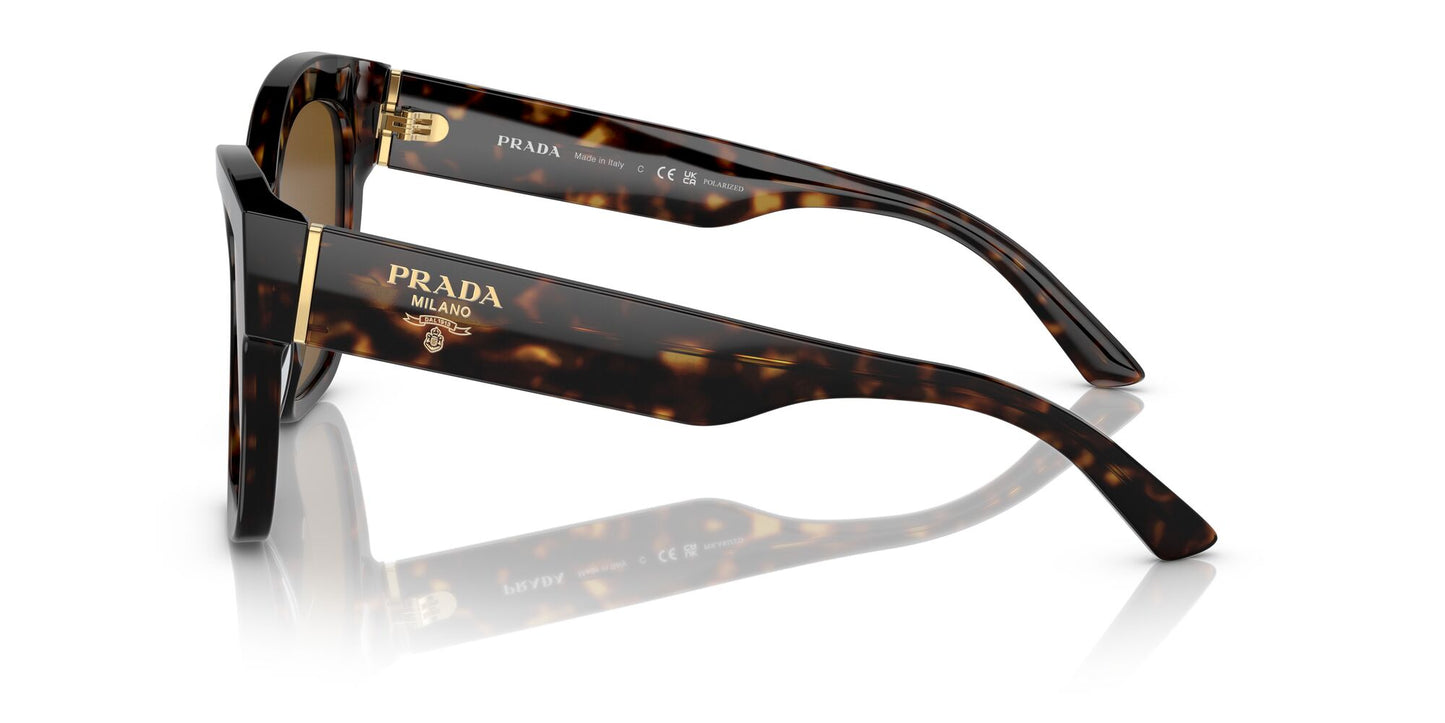 Prada 17ZS Polarised Tortoise Dark Brown (17ZS 2AU5Y1)