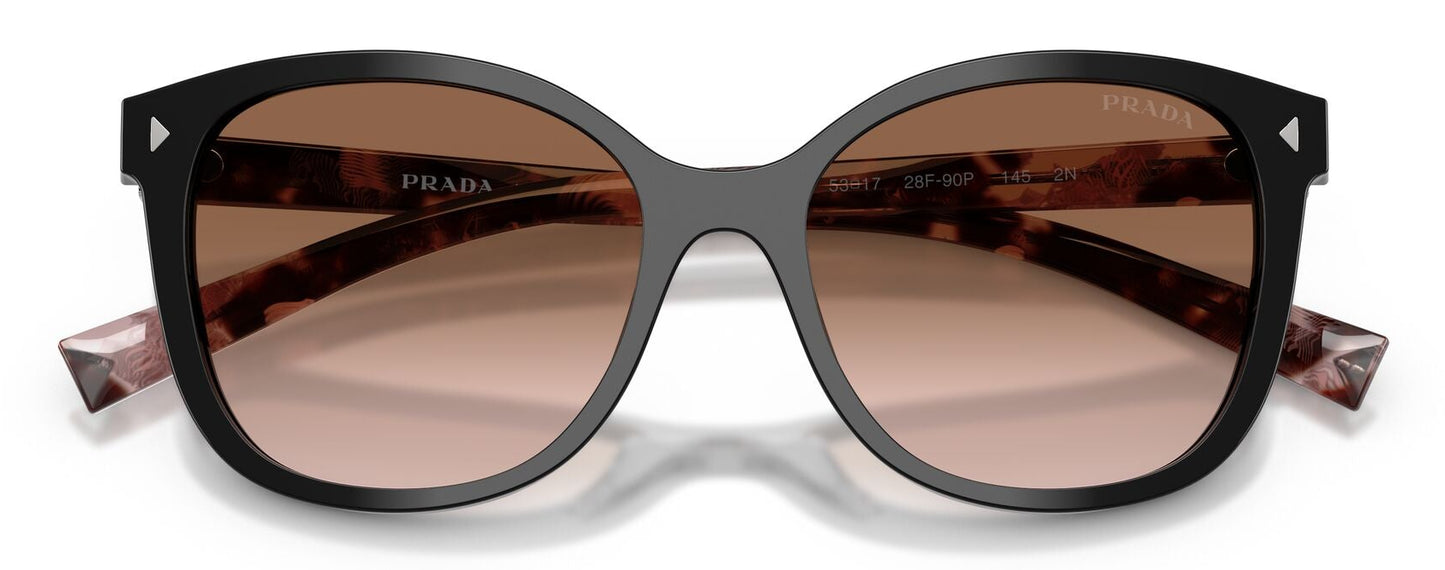 Prada 22ZS Black Brown Gradient (22ZS 28F90P)