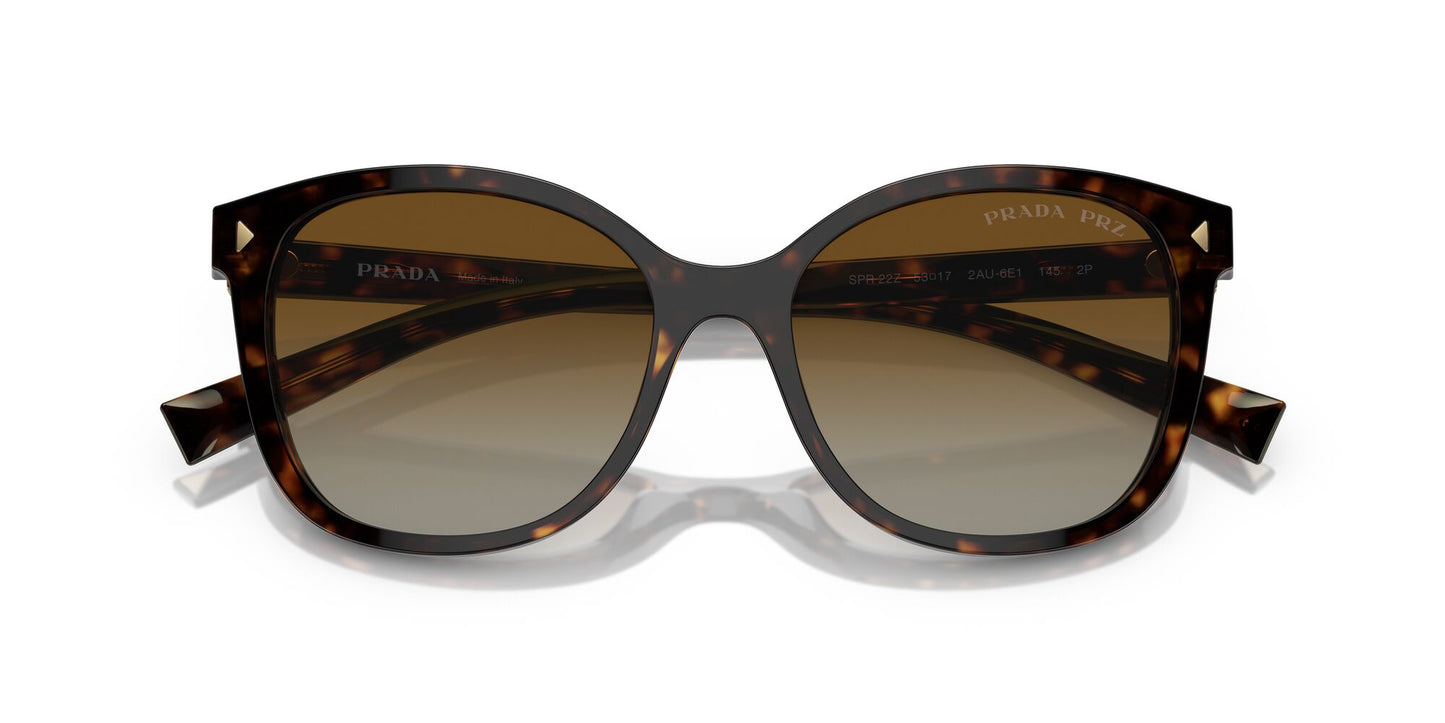 Prada 22ZS Polarised Tortoise Brown Gradient (22ZS 2AU6E1)