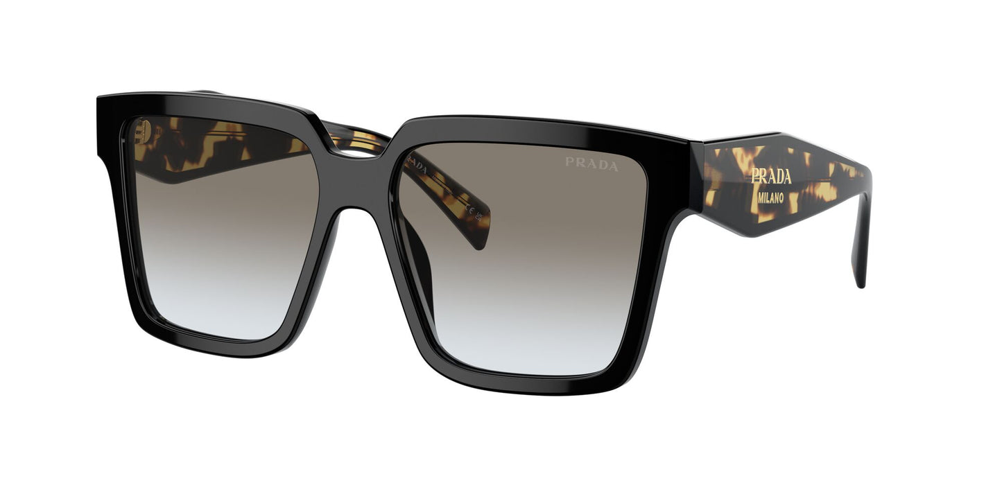 Prada 24ZS Black Grey Gradient (24ZS 1AB0A7)