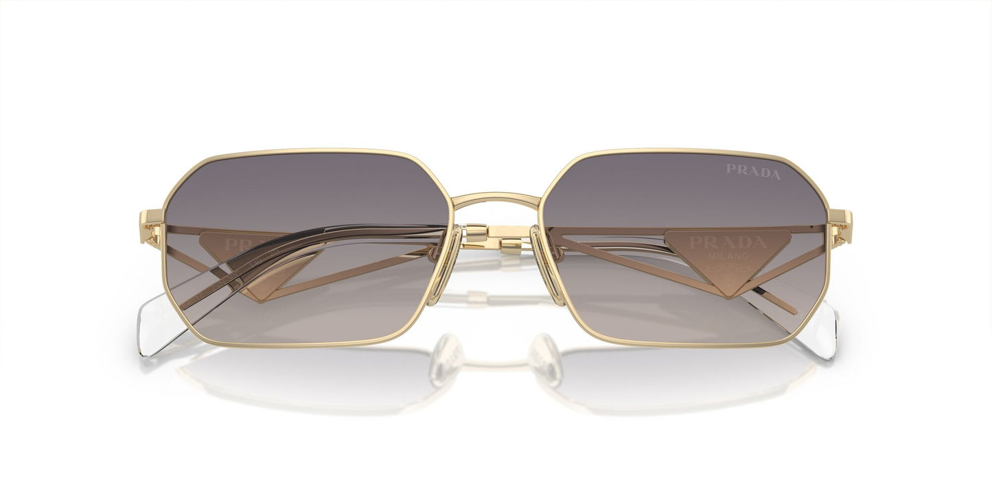 Prada A51S Pale Gold Gradient Blue Mirror Silver (A51S ZVN30C)