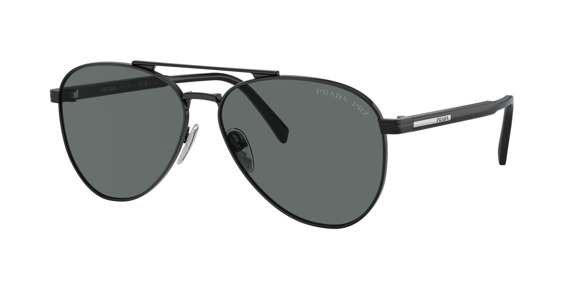 Prada A58S Polarised Black Dark Grey (A58S 1AB5Z1)