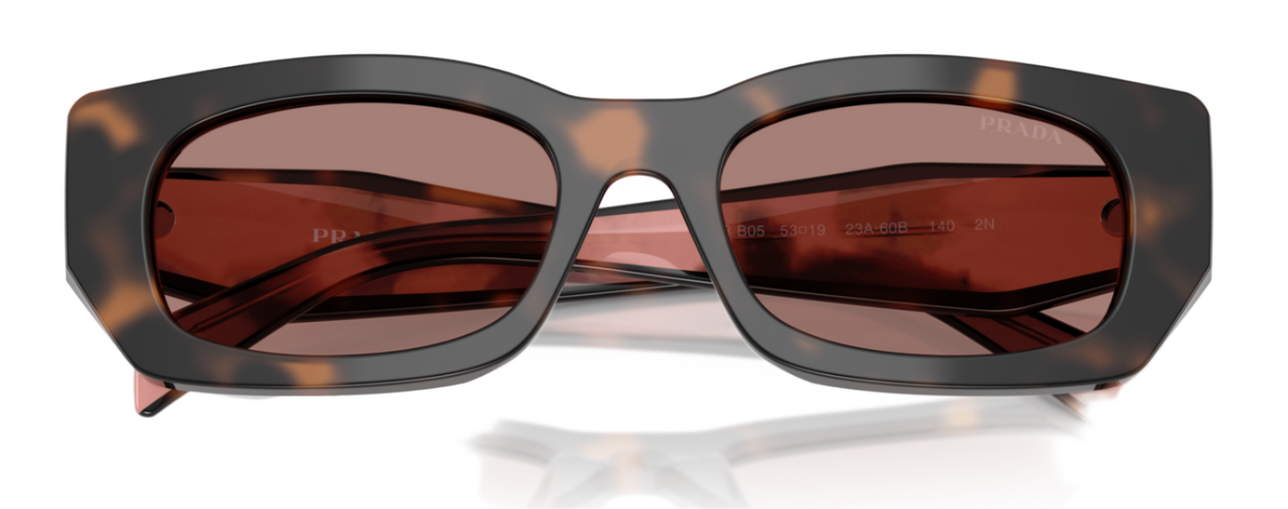 Prada B05S Mauve Tortoise Light Brown (B05S 23A60B)