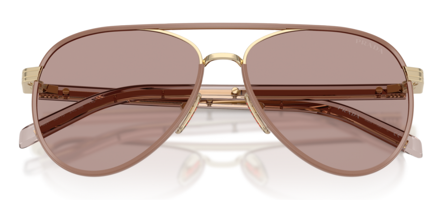 Prada B57S Pale Gold Light Purple Brown (B57S 24E20I)